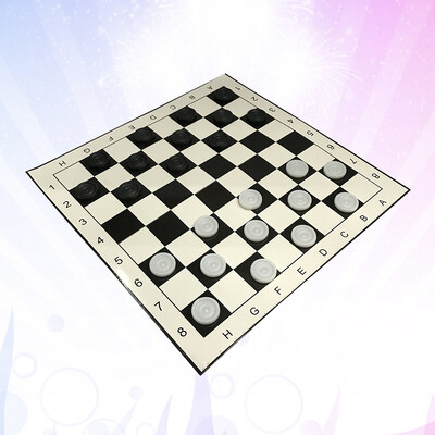 Tarptautinis kiniškų šaškių sulankstomas plastikinis šachmatų ir šaškių rinkinys vaikams suaugusiems