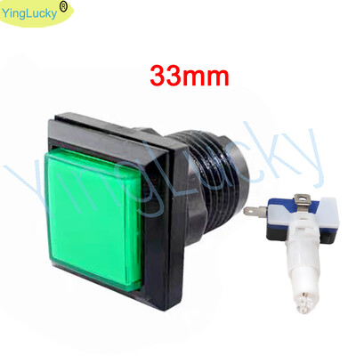 Gumb Arcade s 12V LED žaruljom kvadratni gumb 51 mm 33 mm pravokutni gumb 51*30 mm trokutasti okrugli gumb 28 mm 45 mm