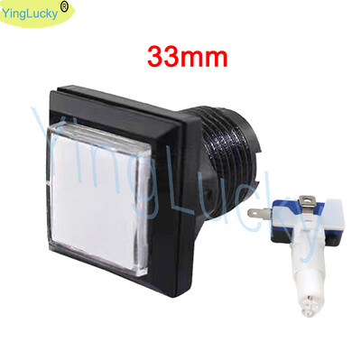 Gumb Arcade s 12V LED žaruljom kvadratni gumb 51 mm 33 mm pravokutni gumb 51*30 mm trokutasti okrugli gumb 28 mm 45 mm