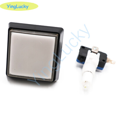 Gumb Arcade s 12V LED žaruljom kvadratni gumb 51 mm 33 mm pravokutni gumb 51*30 mm trokutasti okrugli gumb 28 mm 45 mm