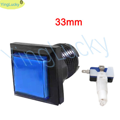 Gumb Arcade s 12V LED žaruljom kvadratni gumb 51 mm 33 mm pravokutni gumb 51*30 mm trokutasti okrugli gumb 28 mm 45 mm