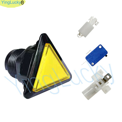 Gumb Arcade s 12V LED žaruljom kvadratni gumb 51 mm 33 mm pravokutni gumb 51*30 mm trokutasti okrugli gumb 28 mm 45 mm