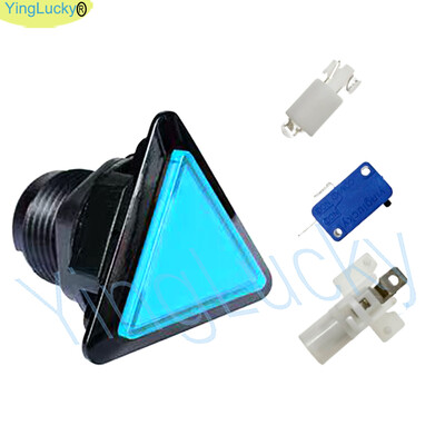 Gumb Arcade s 12V LED žaruljom kvadratni gumb 51 mm 33 mm pravokutni gumb 51*30 mm trokutasti okrugli gumb 28 mm 45 mm