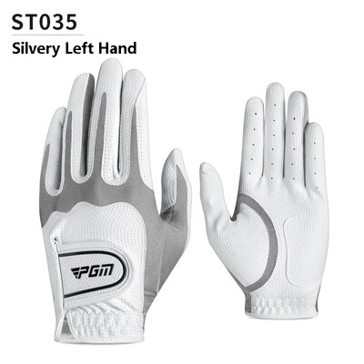 PGM 1 komad muške prozračne rukavice za golf Muške elastične neklizajuće rukavice za lijevu ruku Rukavice za golf s punim prstima mogu dodirivati zaslon