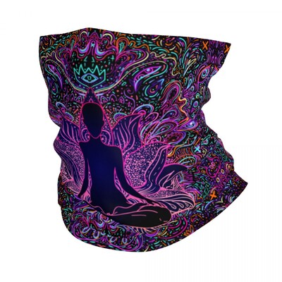 Indian Buddha Zen Mandala Bandana Neck Cover Printed Psychedelic Balaclavas Маска Шал лента за глава Riding for Men Women