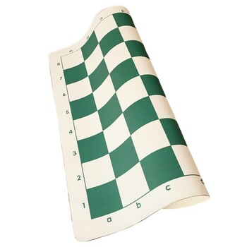 2024 Νέα Universal Roll-up Leather Chess Board Lightweight Tournament Chess Mat Portable Soft Rollable Chess Board for Αρχάριους