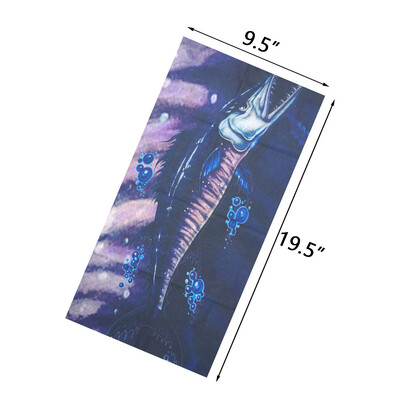 Bandana s ribljim uzorkom Muškarci Biciklistička maska za lice Trčanje Planinarenje Pokrivala za glavu Ribolov Navlaka za vrat Navlaka za nogavice Snood Žene Balaclava šal na otvorenom