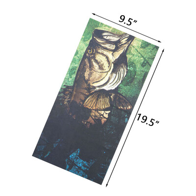 Bandana s ribljim uzorkom Muškarci Biciklistička maska za lice Trčanje Planinarenje Pokrivala za glavu Ribolov Navlaka za vrat Navlaka za nogavice Snood Žene Balaclava šal na otvorenom