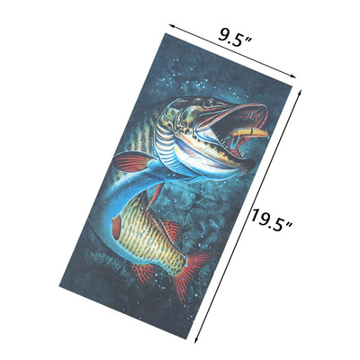 Bandana s ribljim uzorkom Muškarci Biciklistička maska za lice Trčanje Planinarenje Pokrivala za glavu Ribolov Navlaka za vrat Navlaka za nogavice Snood Žene Balaclava šal na otvorenom