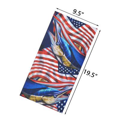 Bandana s ribljim uzorkom Muškarci Biciklistička maska za lice Trčanje Planinarenje Pokrivala za glavu Ribolov Navlaka za vrat Navlaka za nogavice Snood Žene Balaclava šal na otvorenom