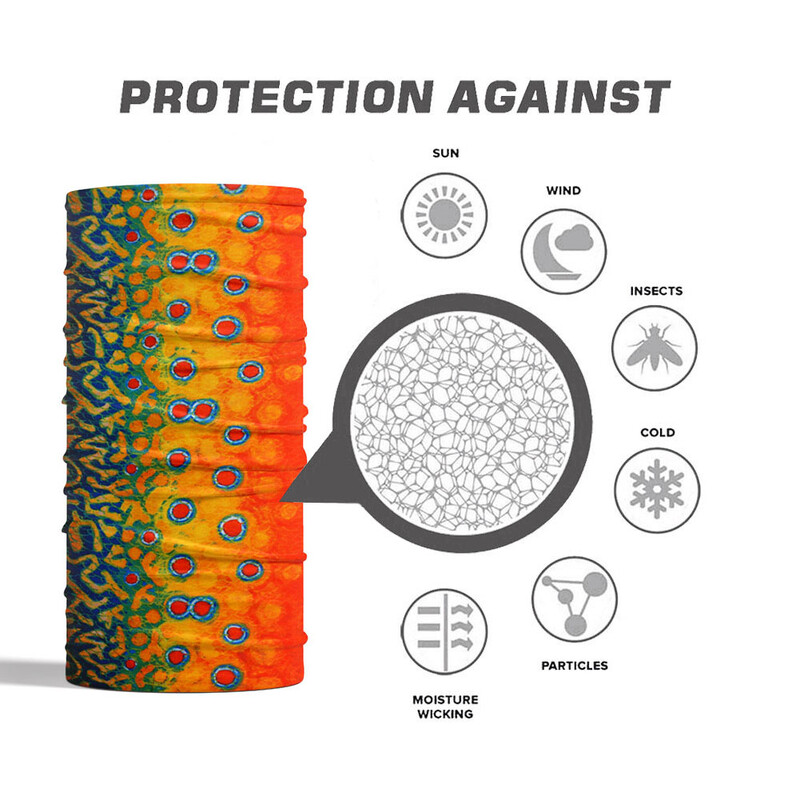 Bandana s ribljim uzorkom Muškarci Biciklistička maska za lice Trčanje Planinarenje Pokrivala za glavu Ribolov Navlaka za vrat Navlaka za nogavice Snood Žene Balaclava šal na otvorenom