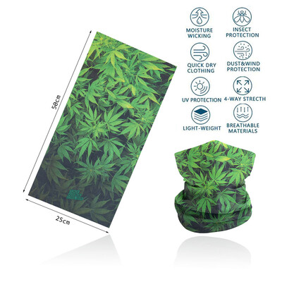 Zöld arcpánt védő túra nyakba kapaszkodó férfi női futó kemping szabadtéri fejpánt vékony varrat nélküli cső kerékpáros fejkendő