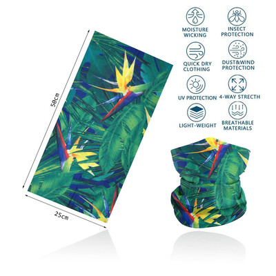 Zöld arcpánt védő túra nyakba kapaszkodó férfi női futó kemping szabadtéri fejpánt vékony varrat nélküli cső kerékpáros fejkendő