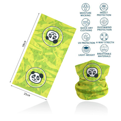 Zöld arcpánt védő túra nyakba kapaszkodó férfi női futó kemping szabadtéri fejpánt vékony varrat nélküli cső kerékpáros fejkendő