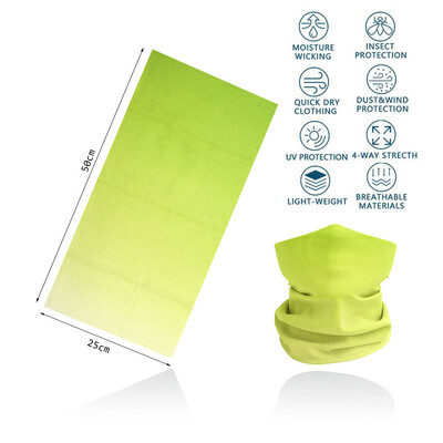 Zöld arcpánt védő túra nyakba kapaszkodó férfi női futó kemping szabadtéri fejpánt vékony varrat nélküli cső kerékpáros fejkendő