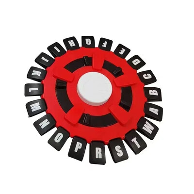 Igra riječi na španjolskom. Engleska brza obiteljska društvena igra. Njemački Think Letter Pressing Wheel Dječja slagalica Učenje stolna igra