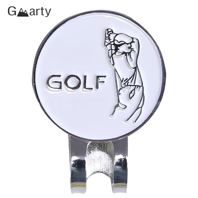 1 бр. Щипка за шапка за голф Golf Putting Green Alloy Hat Clip Маркировка на топката за голф, подходяща за шапка за голф Козирка Аксесоари за голф на открито Маркер за голф