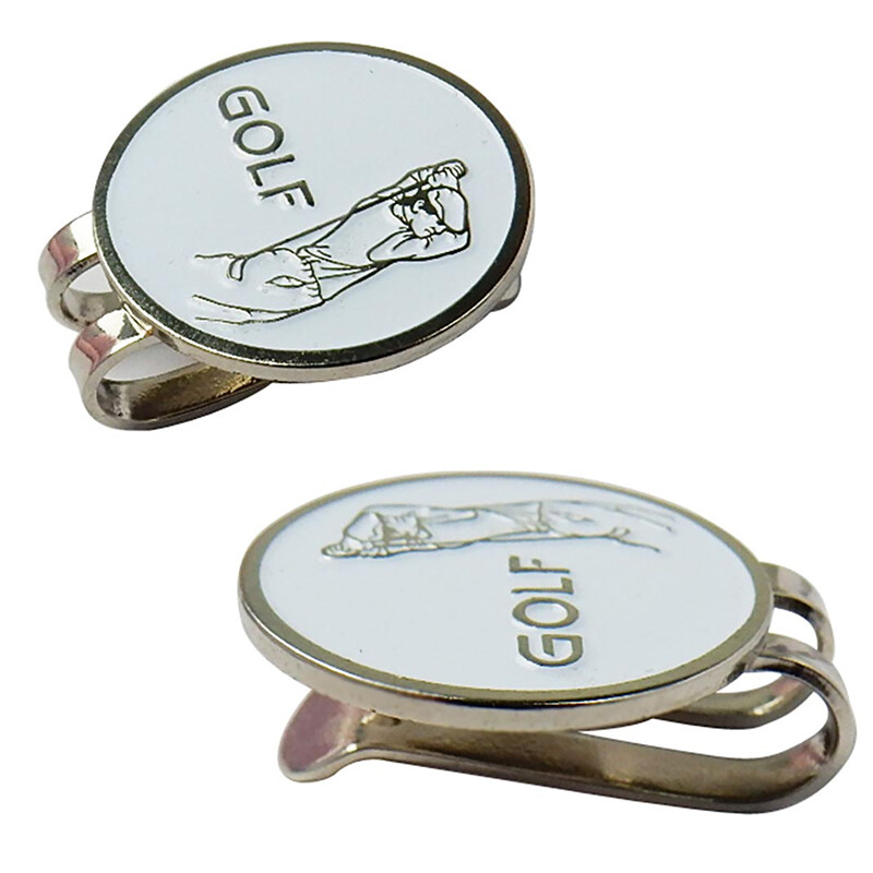 1 kom. kopča za šešir za golf Golf Putting Zelena kopča za šešir od legure Oznaka za golf lopticu Prikladna za golf kapu s vizirom za golf na otvorenom Dodaci za golf golf marker