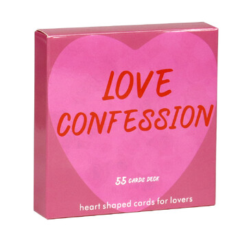 Love Confession Oracle About 8.5X8.5cm LoveKeywords Meaning 55 Cards GamesDivination Party Desktop Toy Entertainment Leisure 18+