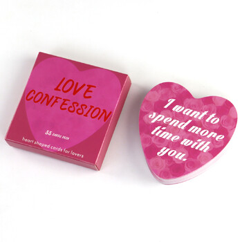 Love Confession Oracle About 8.5X8.5cm LoveKeywords Meaning 55 Cards GamesDivination Party Desktop Toy Entertainment Leisure 18+