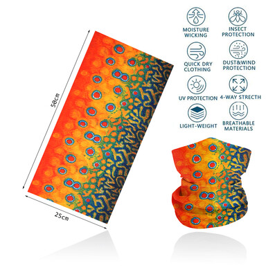 Riblje ljuske Navlaka za vrat s uzorkom za ribolov Tuba Biciklistički šal Planinarenje Trčanje Zaštita od UV zračenja Bandana za lice Muška traka za glavu Balaclava