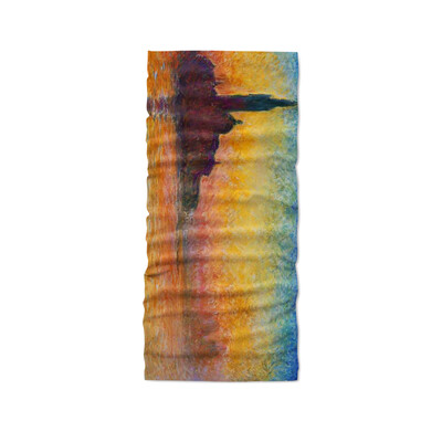 Noua pictură în ulei 3D Van Gogh, eșarfă inel pentru femei, floarea soarelui, noapte înstelată, distracție retro, bentiță pentru ciclism în aer liber, acoperire pentru gât, bandana