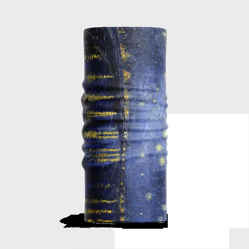 Noua pictură în ulei 3D Van Gogh, eșarfă inel pentru femei, floarea soarelui, noapte înstelată, distracție retro, bentiță pentru ciclism în aer liber, acoperire pentru gât, bandana