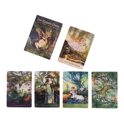 Full English Oracle Cards Wishcraft Oracle Tree Keepers Oracle For Christmas Holiday Gift Party Divination Društvena igra Karta