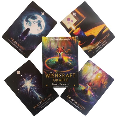 Full English Oracle Cards Wishcraft Oracle Tree Keepers Oracle For Christmas Holiday Gift Party Divination Društvena igra Karta