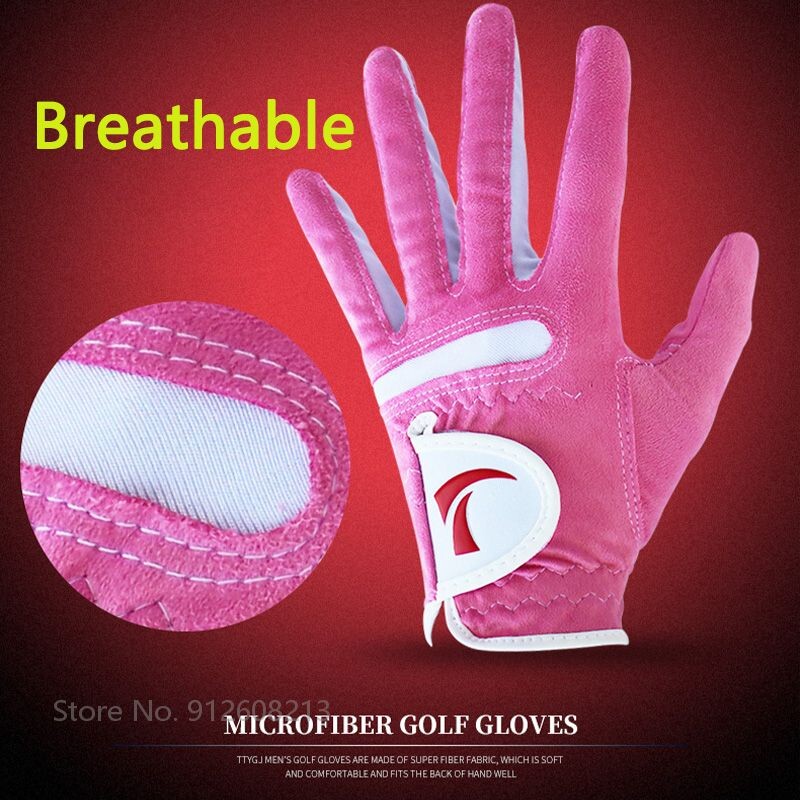 TTYGJ 1 par ženskih prozračnih rukavica za golf Mekane rukavice za golf za lijevu i desnu ruku Elastična neklizajuća sportska rukavica Zaštita dlana