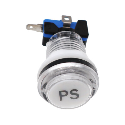 30mm Arcade Okrugla 12V LED tipka šarena tipka s 1P, 2P, novčićem, start, pauza, izlaz, odabir, tipka naljepnica