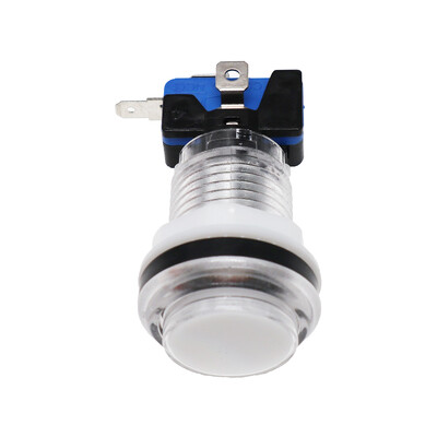 30mm Arcade Okrugla 12V LED tipka šarena tipka s 1P, 2P, novčićem, start, pauza, izlaz, odabir, tipka naljepnica