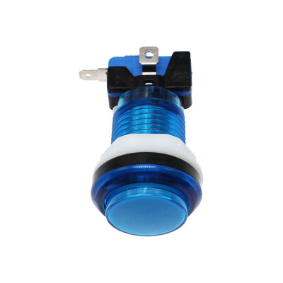 30mm Arcade Okrugla 12V LED tipka šarena tipka s 1P, 2P, novčićem, start, pauza, izlaz, odabir, tipka naljepnica