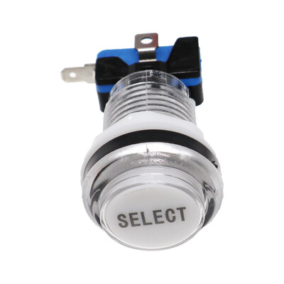 30mm Arcade Okrugla 12V LED tipka šarena tipka s 1P, 2P, novčićem, start, pauza, izlaz, odabir, tipka naljepnica