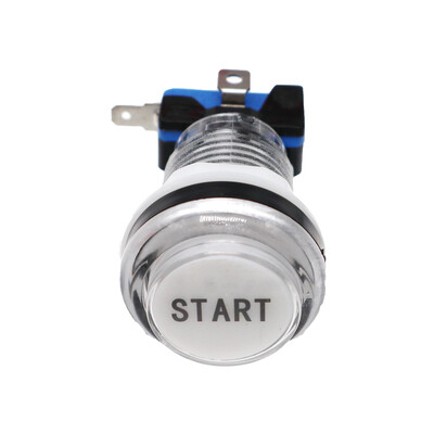 30mm Arcade Okrugla 12V LED tipka šarena tipka s 1P, 2P, novčićem, start, pauza, izlaz, odabir, tipka naljepnica