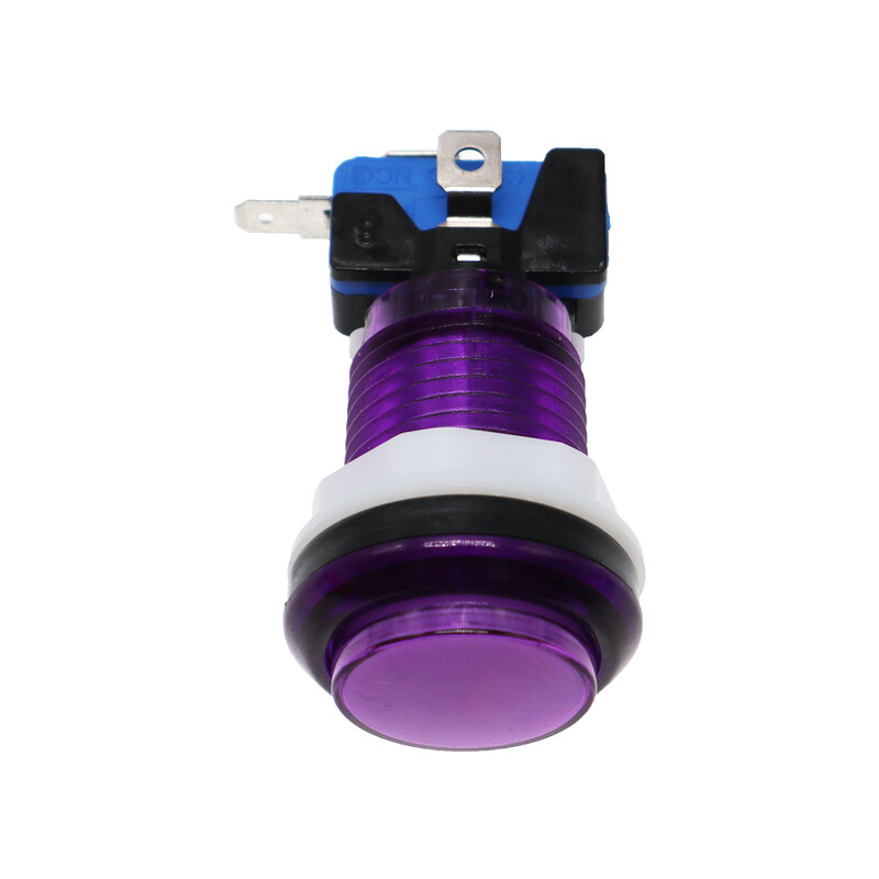 30mm Arcade Okrugla 12V LED tipka šarena tipka s 1P, 2P, novčićem, start, pauza, izlaz, odabir, tipka naljepnica