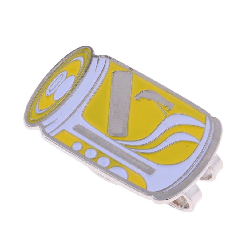 Kreativni uzorci Mekani emajlirani marker za golf lopticu sa kopčom, magnetom, kopčom za golf šešir, prekrasnim dodacima za poklone za golf igrača