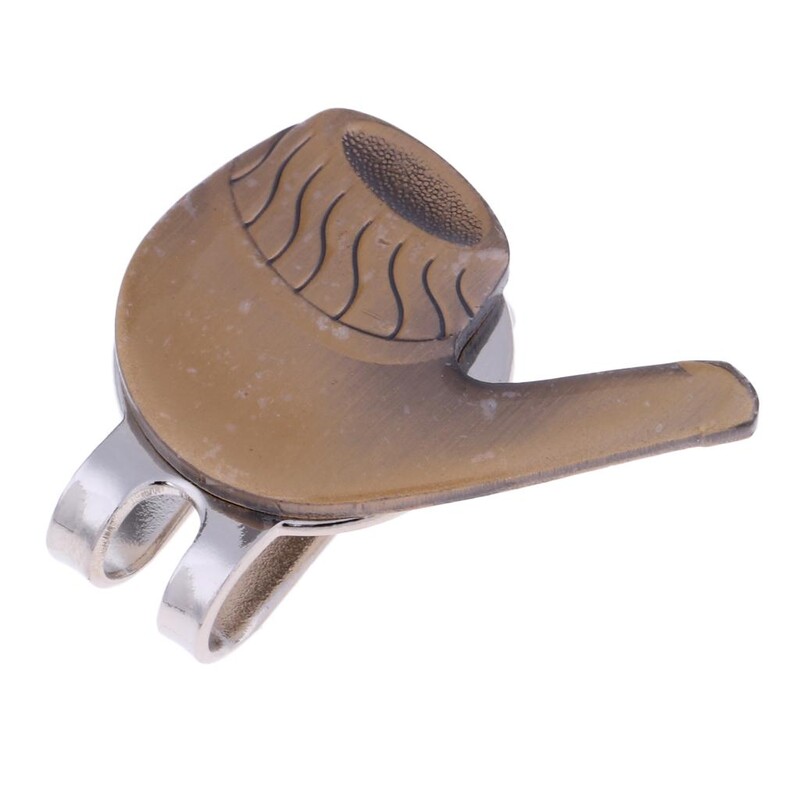 Kreativni uzorci Mekani emajlirani marker za golf lopticu sa kopčom, magnetom, kopčom za golf šešir, prekrasnim dodacima za poklone za golf igrača