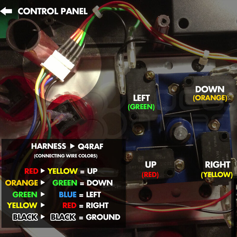Arcade 4,8 mm (.187") terminali mikroprekidača 2-pinski 8-pinski u 5-pinski kabelski svežanj za pretvorbu za Jamma MAME strojeve s šankom