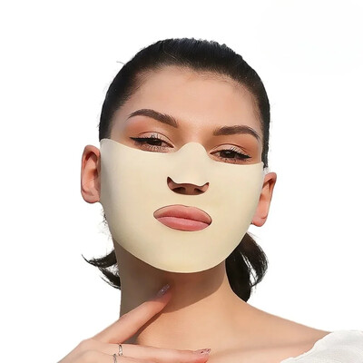 1 db Anti-uv UPF50+ Ice Silk fényvédő maszk Nyommentes nyári szabadtéri sport arcmaszk Légáteresztő, szabad szájú orr maszk