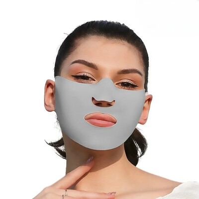 1 db Anti-uv UPF50+ Ice Silk fényvédő maszk Nyommentes nyári szabadtéri sport arcmaszk Légáteresztő, szabad szájú orr maszk