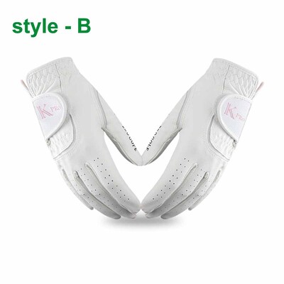 1Pora moteriškų golfo pirštinių, mikropluošto, minkštos sportinės rankenos, patvarios pirštinės, neslystančios, kvėpuojančios sportinės pirštinės