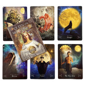 Queen of the Moon Oracle Cards Full English Cards Deck Tarot Divination Wisdom Fate Family Party Edition Društvena igra