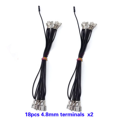 Θηλυκό τερματικό Gnd καλώδιο Dupont 2,8mm Arcade Board Game Raspberry Pi Pico RP2024 Ελεγκτής Hitbox Sanwa Button DIY