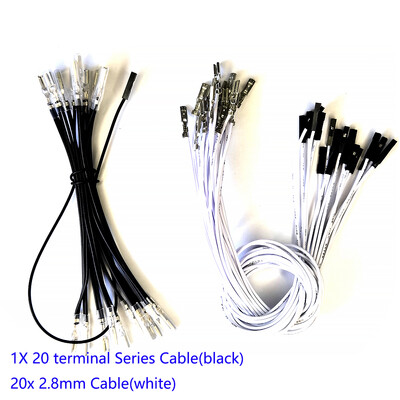 Θηλυκό τερματικό Gnd καλώδιο Dupont 2,8mm Arcade Board Game Raspberry Pi Pico RP2024 Ελεγκτής Hitbox Sanwa Button DIY