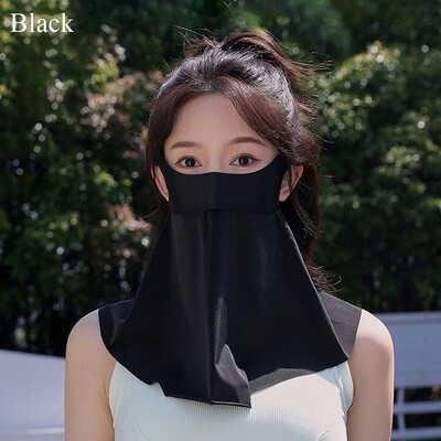 1PC Outdoor Sport Αντηλιακό Πέπλο Γυναικείο Traceless Veil Ice Silk UV Protection Veil Summer Bike Cycling Αναπνεύσιμο λεπτό κάλυμμα προσώπου