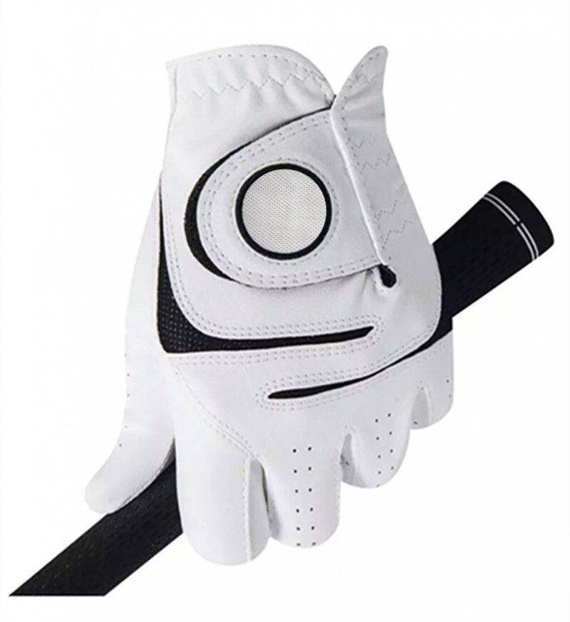 1 vnt. Naujos golfo pirštinės, vyriškos kvėpuojančios avinėlio odos neslystančios kairės ir dešinės rankų kvėpuojančios, dėvėjimuisi atsparios golfo pirštinės
