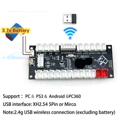Raspberry Pi Pc Ps3 Switch Android Encoder Usb Zero Delay Fighting Ελεγκτής παιχνιδιών Joystick Board Diy Arcade Machine Neo Geo