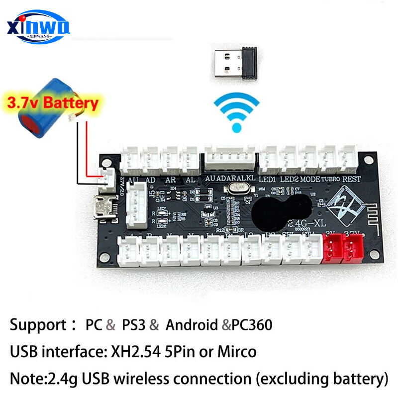 Raspberry Pi Pc Ps3 Switch Android Encoder Usb Zero Delay Fighting Ελεγκτής παιχνιδιών Joystick Board Diy Arcade Machine Neo Geo