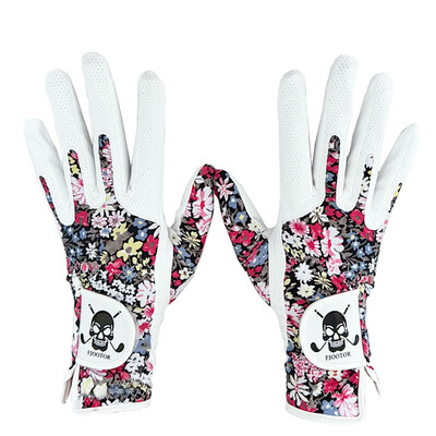 Moteriškos golfo pirštinės Šaunūs modeliai Vėdinimas Kvėpuojantis avinėlio odos golfo pirštinės, atsparios nusidėvėjimui, plaunamos